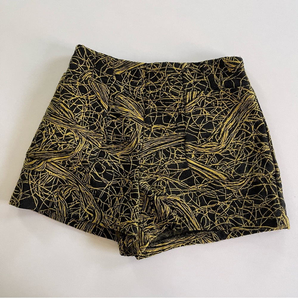 Love’holic Black and Gold Shorts